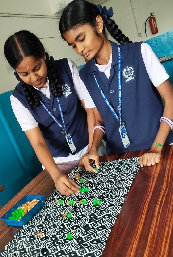 Student Doing Biology Experiment