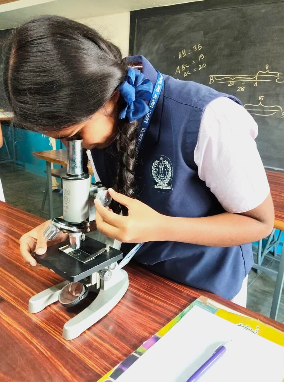 Student Doing Biology Experiment